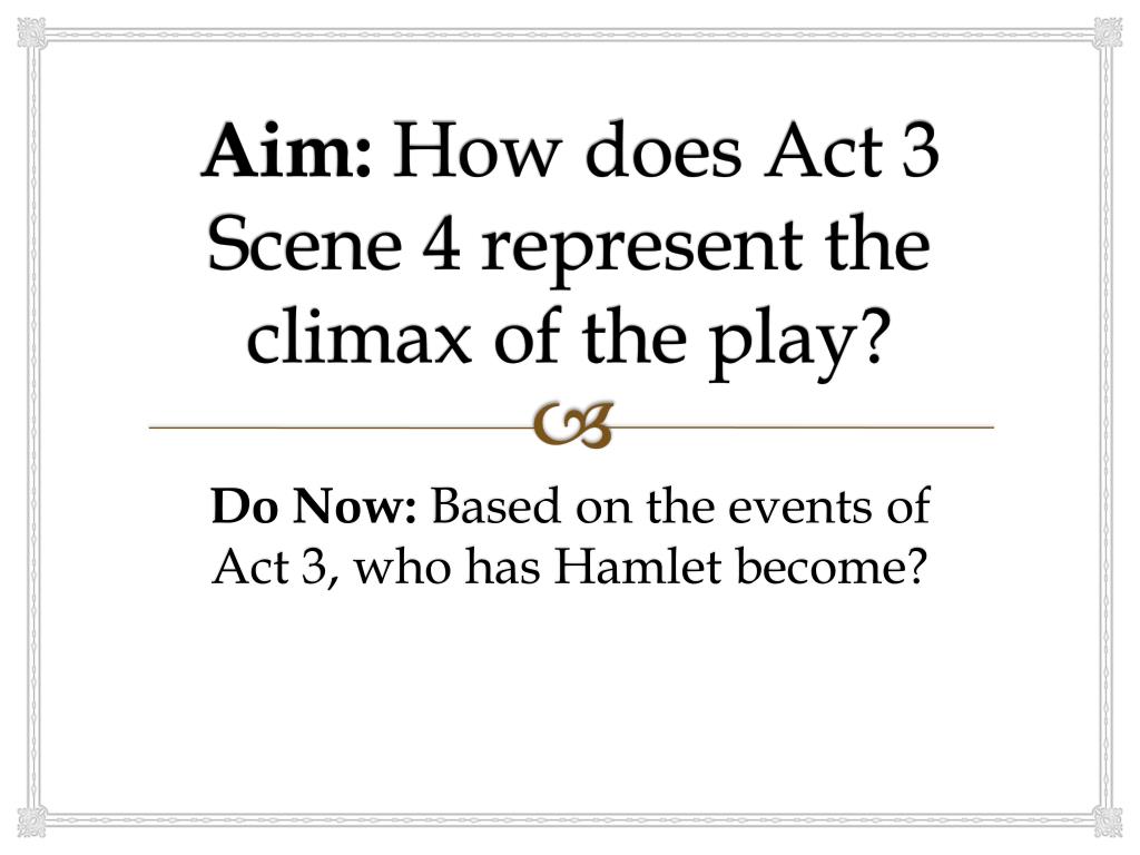 what is the climax of a play