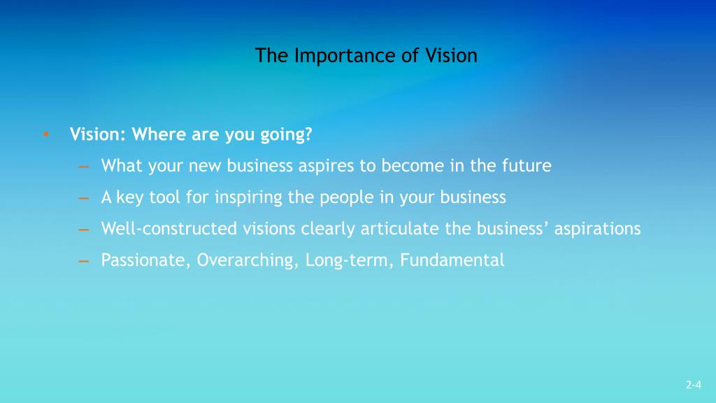 PPT Defining The Structure Of Your New Business Vision Mission Goals 