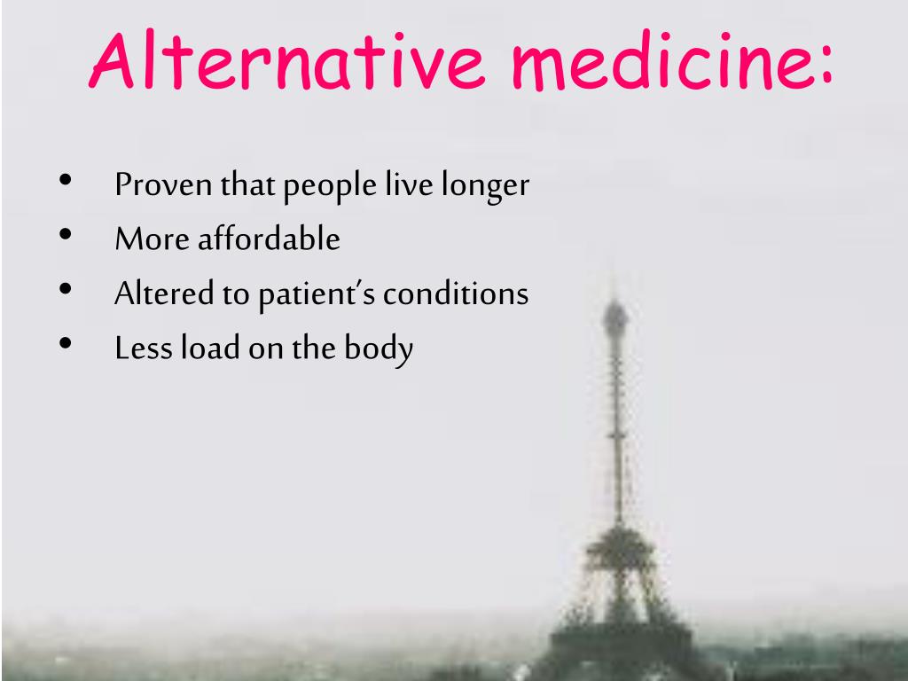 PPT CONTEMPORARY MEDICINE VS ALTERNATIVE MEDICINE PowerPoint