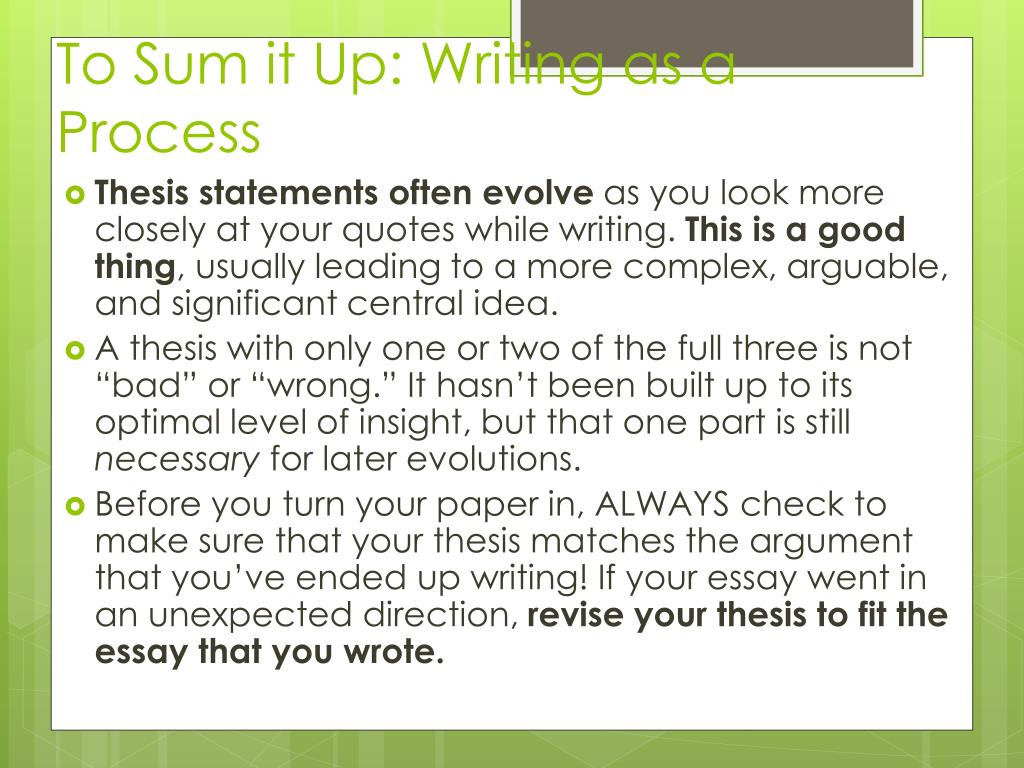 How to Write a Thesis Statement | 3 Steps & Examples thesis statement for process essay