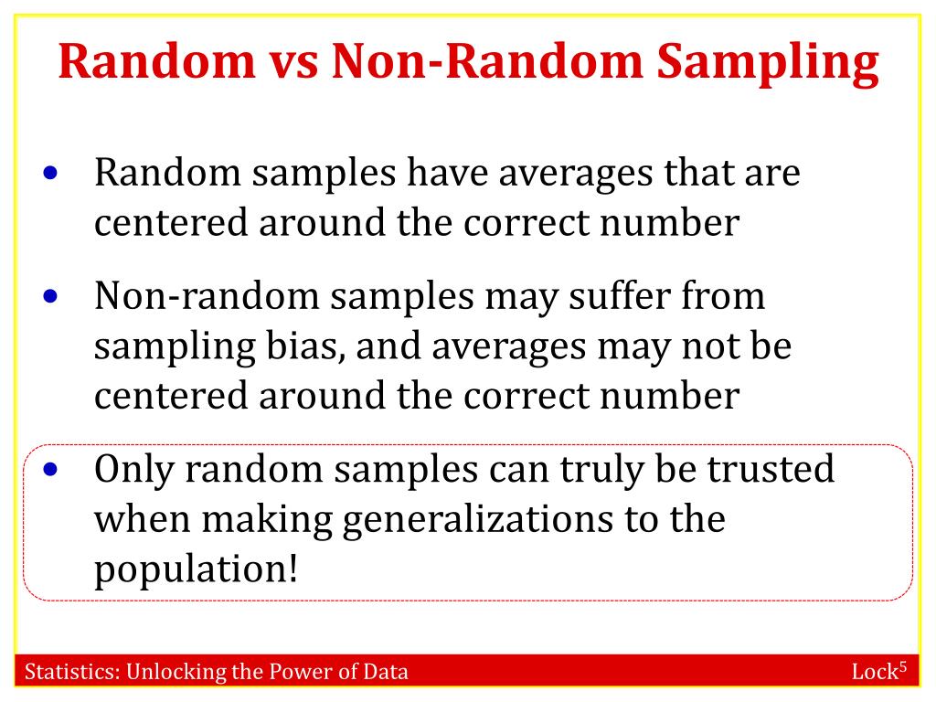 quantitative research uses non random samples