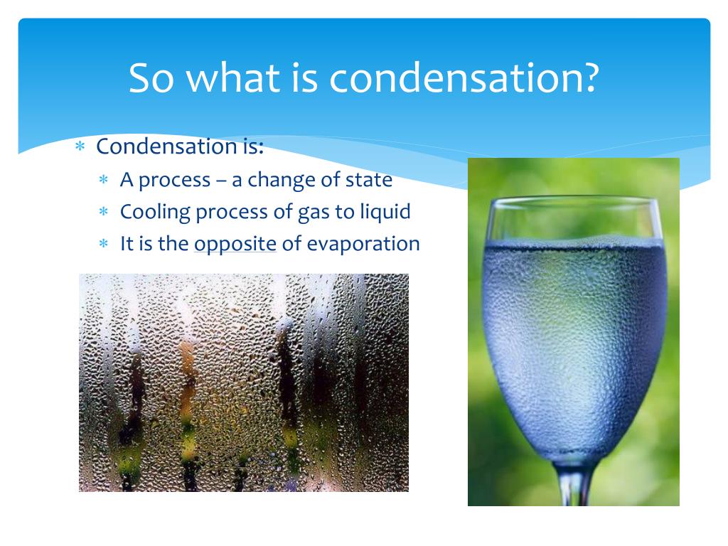 PPT Cool Condensation PowerPoint Presentation Free Download ID 2835918