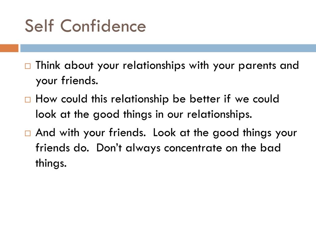 powerpoint presentation on self confidence