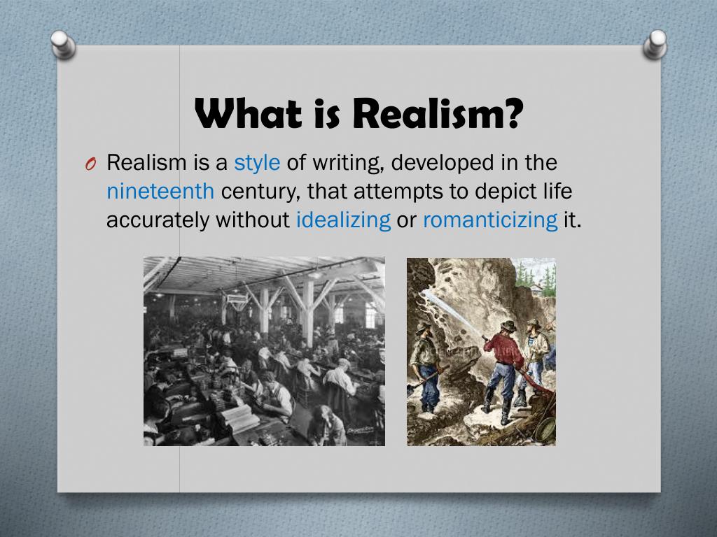 realism in education powerpoint presentation