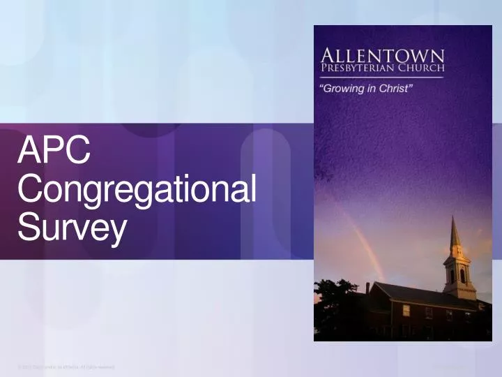 apc congregational survey n.
