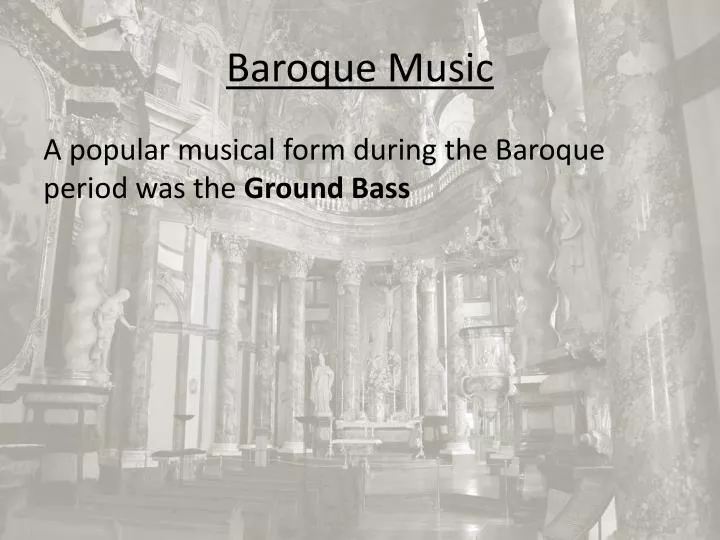 Ppt Baroque Music Powerpoint Presentation Free Download Id