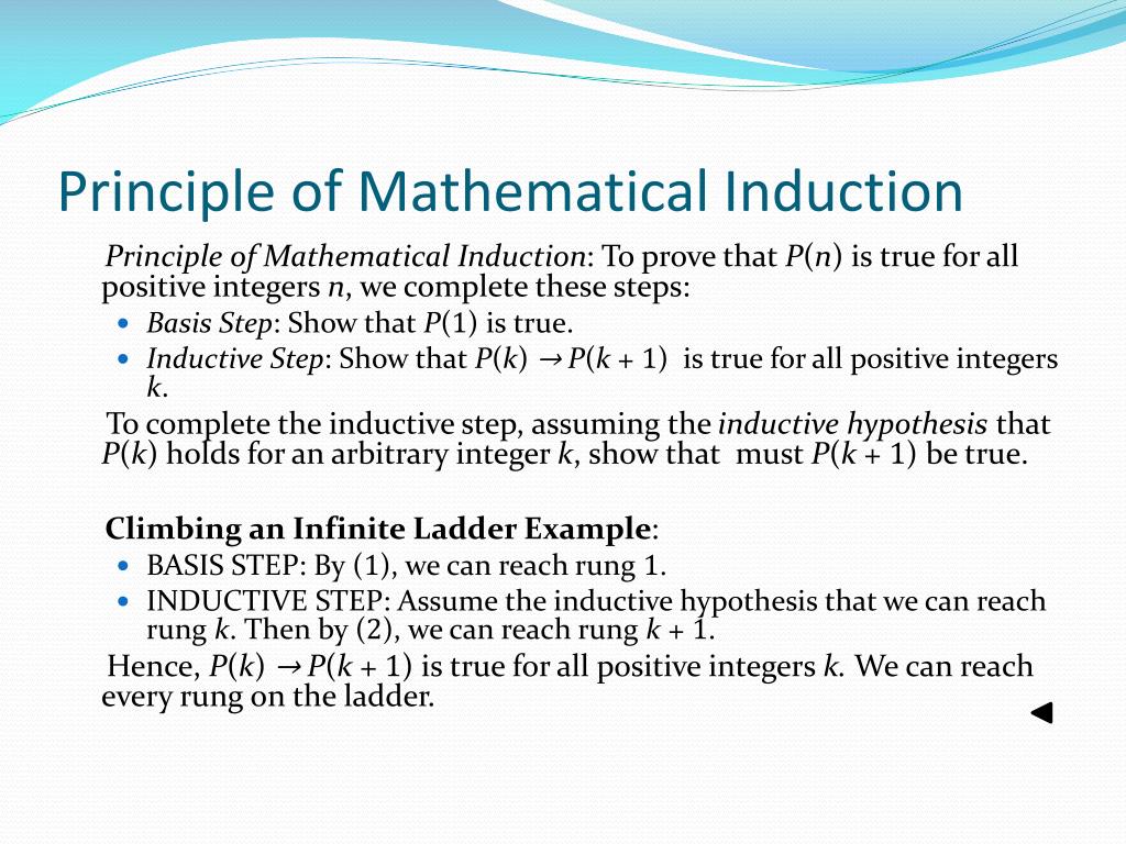 mathematical induction assignment