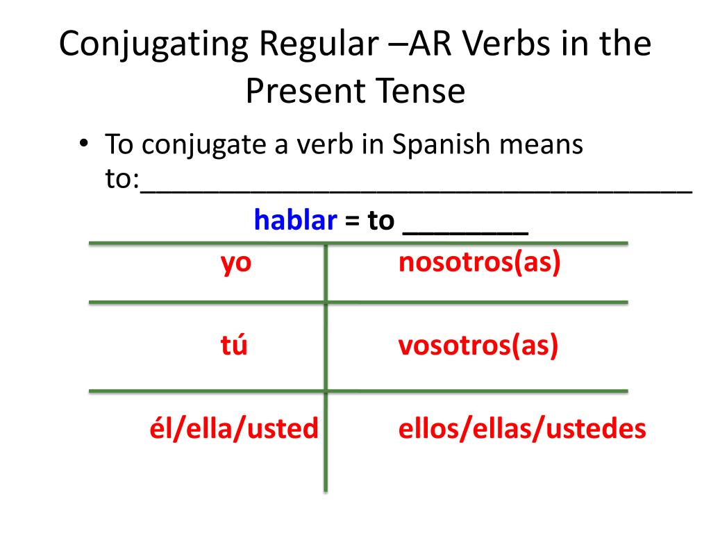 ppt-conjugation-of-regular-ar-verbs-powerpoint-presentation-free-download-id-2837897