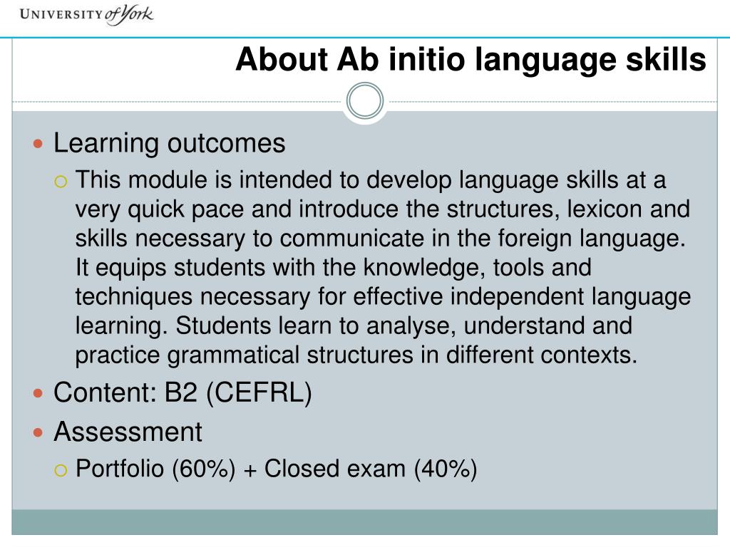 PPT - The Power of Reflective Journals in Ab Initio Language Learning ...
