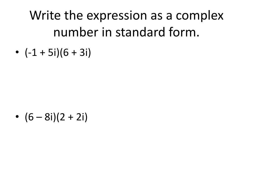 PPT - Complex Numbers 24.24 PowerPoint Presentation, free download