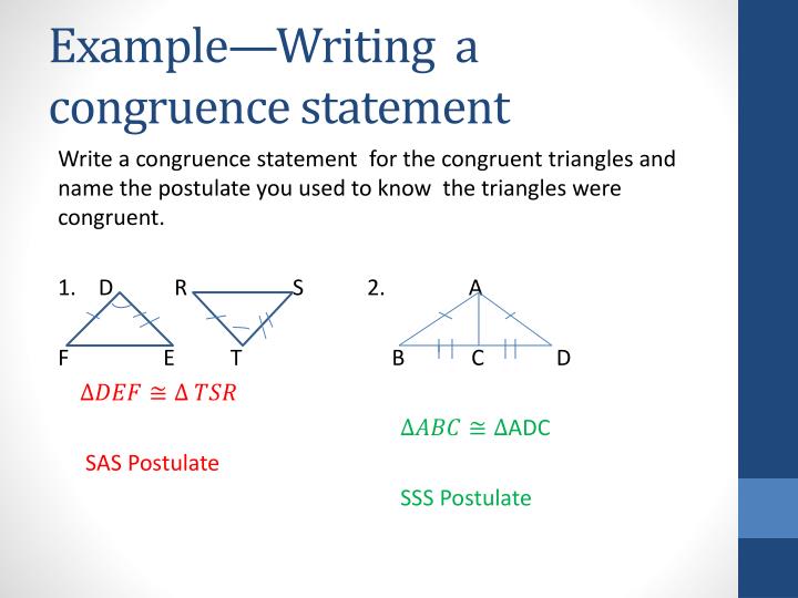 Ppt Triangle Congruence By Sss And Sas Powerpoint Presentation Id 2838445