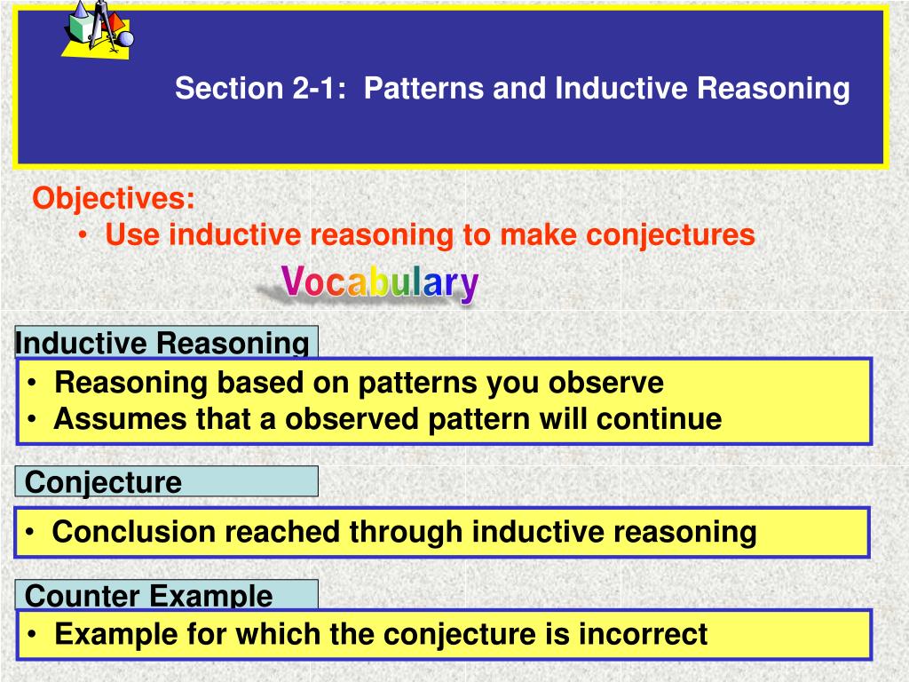 PPT Section 2 1 Patterns and Inductive Reasoning PowerPoint