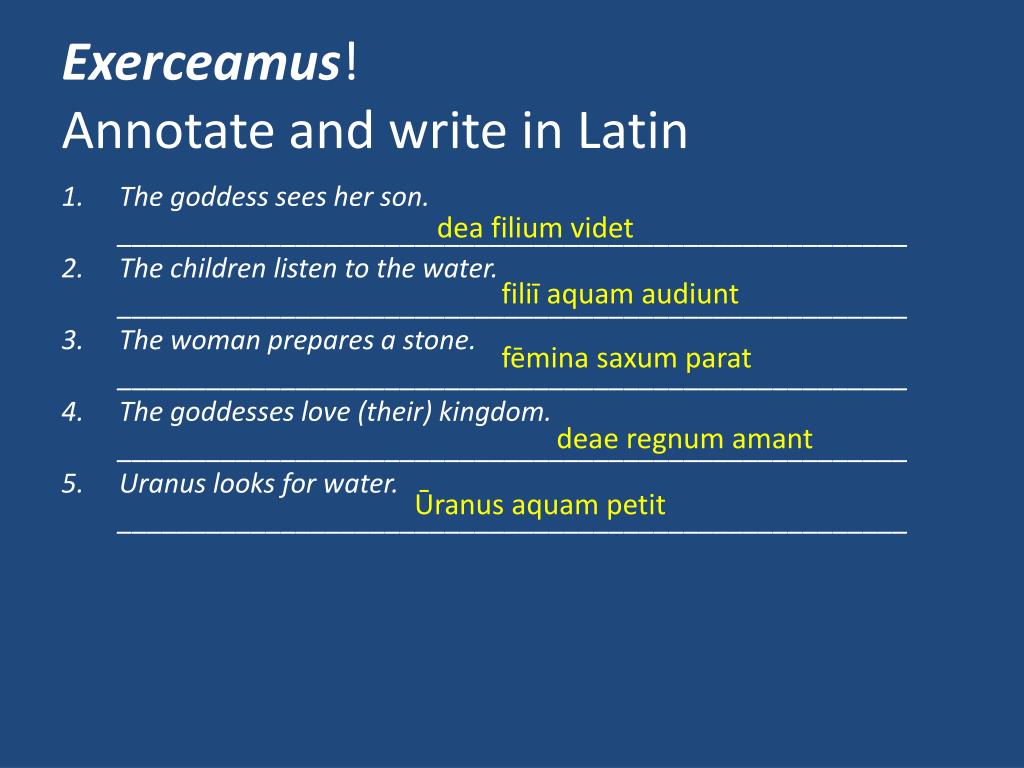 PPT - Objective : To be able to conjugate Latin verbs in the