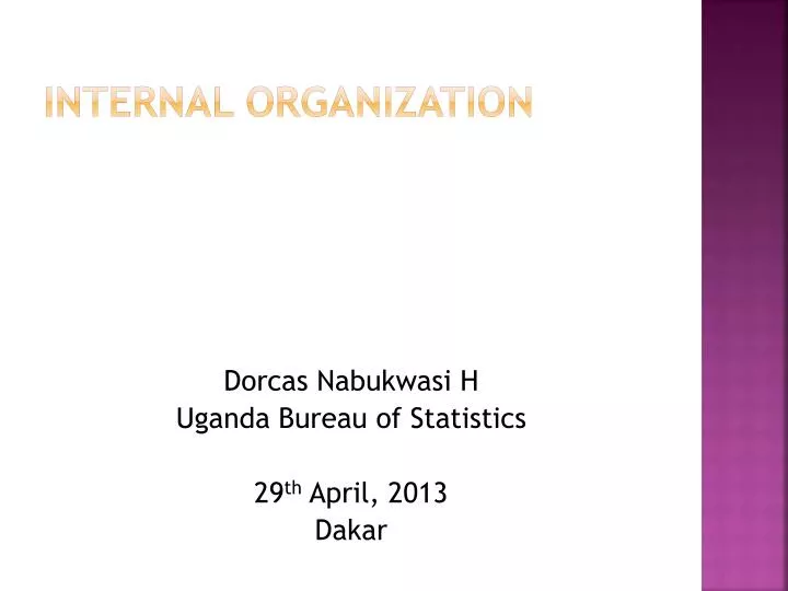 PPT - INTERNAL ORGANIZATION PowerPoint Presentation, free download - ID ...