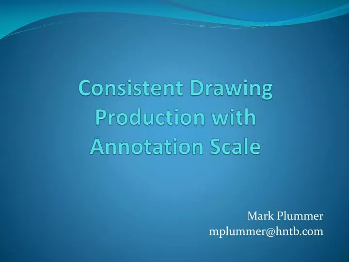 PPT Consistent Drawing Production with Annotation Scale PowerPoint