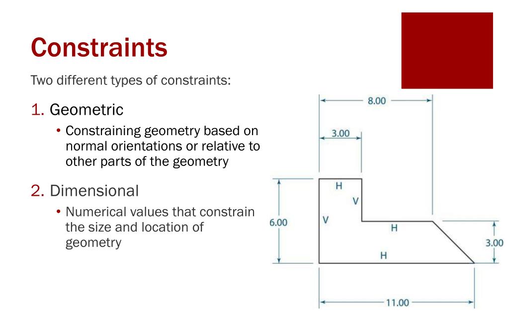 Ppt constraint based modeling geometric and dimensional powerpoint