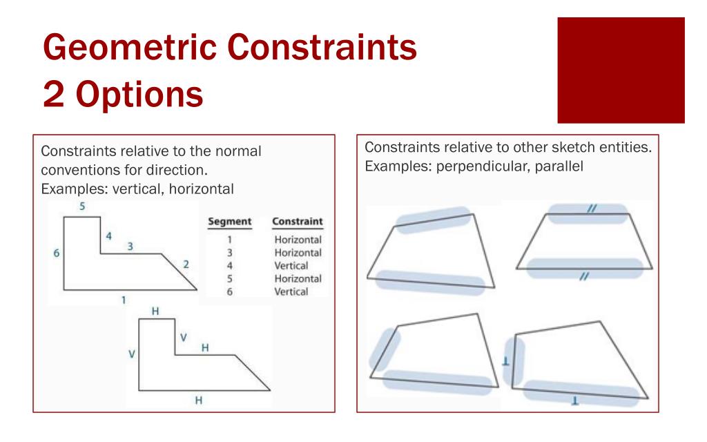 Ppt constraint based modeling geometric and dimensional powerpoint