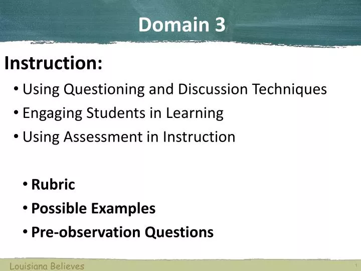 PPT - Instruction: Using Questioning and Discussion Techniques Engaging