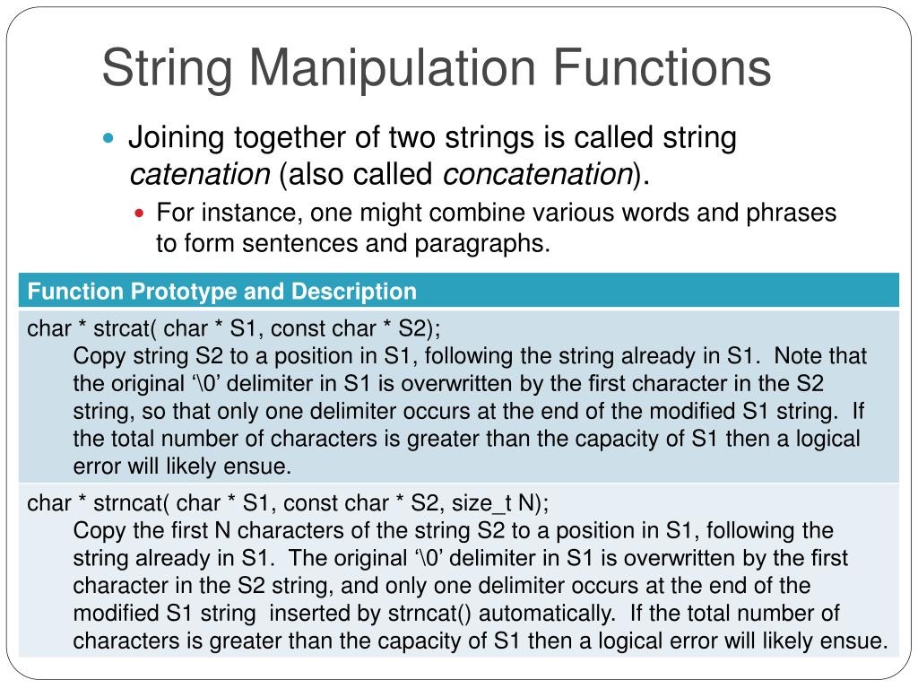 PPT - Characters and Strings PowerPoint Presentation, free download - ID:2841085