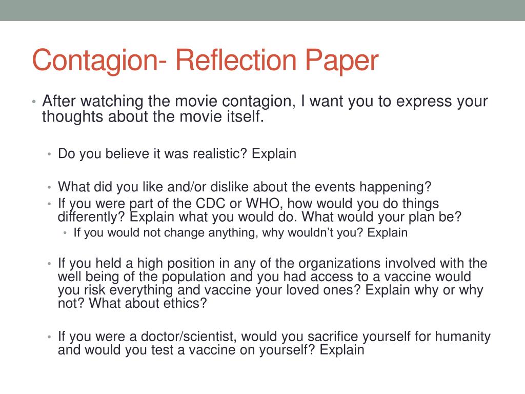 contagion movie summary essay