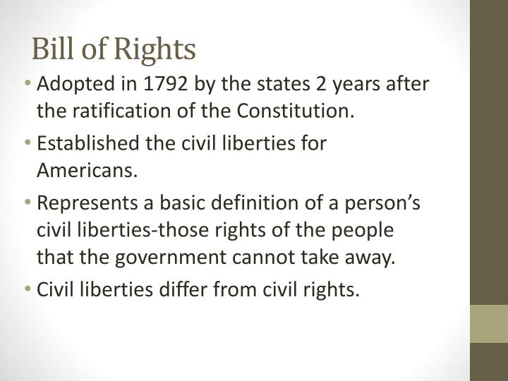 ppt unit 2 the bill of rights and civil liberties powerpoint bill of right powerpoint