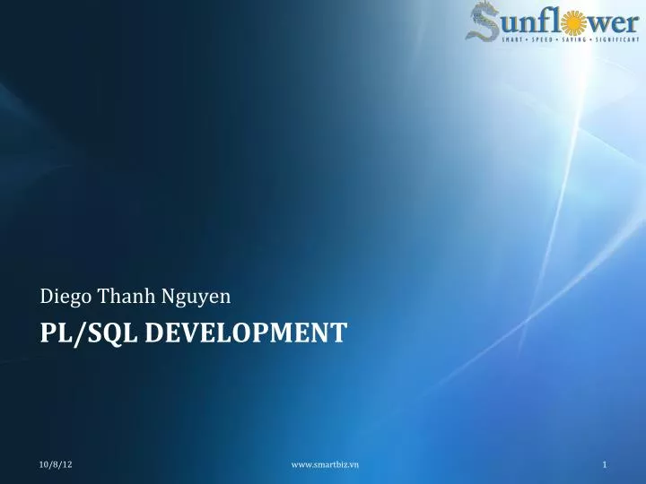 PPT - PL/SQL Development PowerPoint Presentation, free download - ID ...