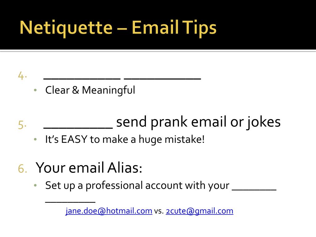 email etiquette and netiquette email etiquette and netiquette