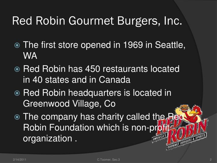 ppt red robin presentation powerpoint presentation id 2842516 red robin headquarters