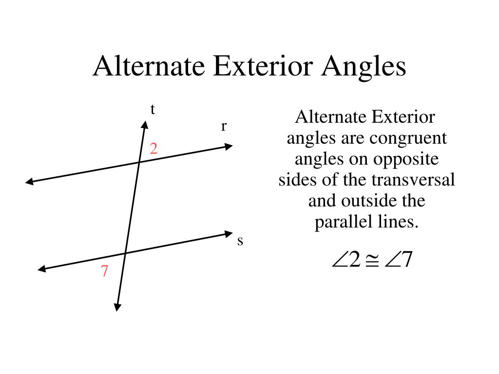 Ppt Angles Formed By Transversal And Parallel Lines March 9 2011 Powerpoint Presentation Id 6933