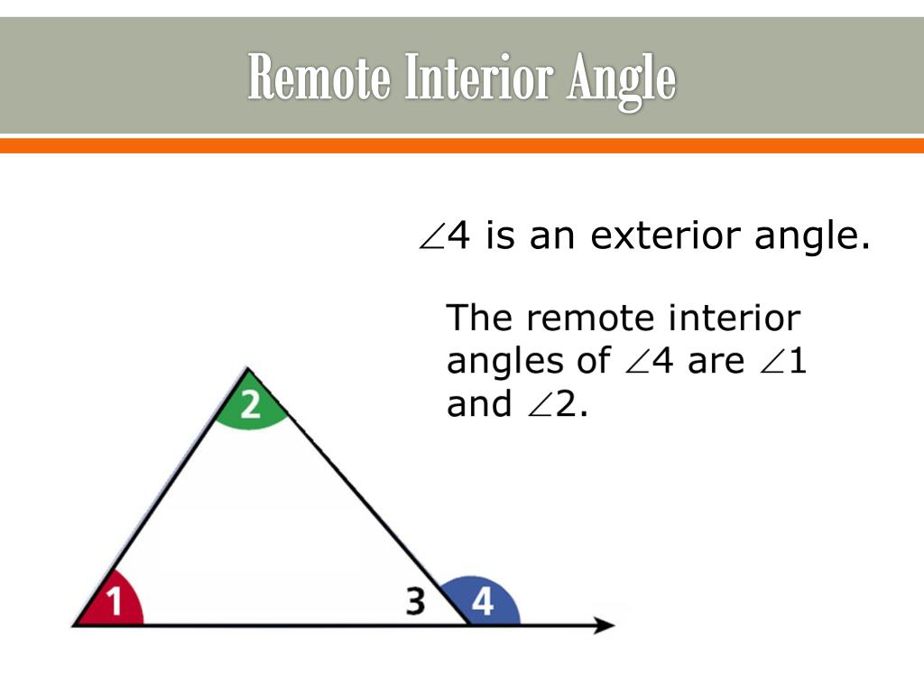 Ppt Angle Relationships In Triangles Powerpoint