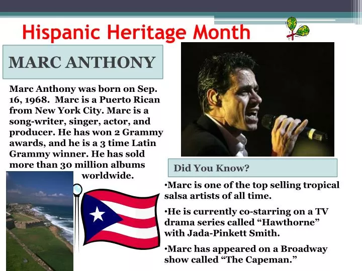 hispanic heritage month n.