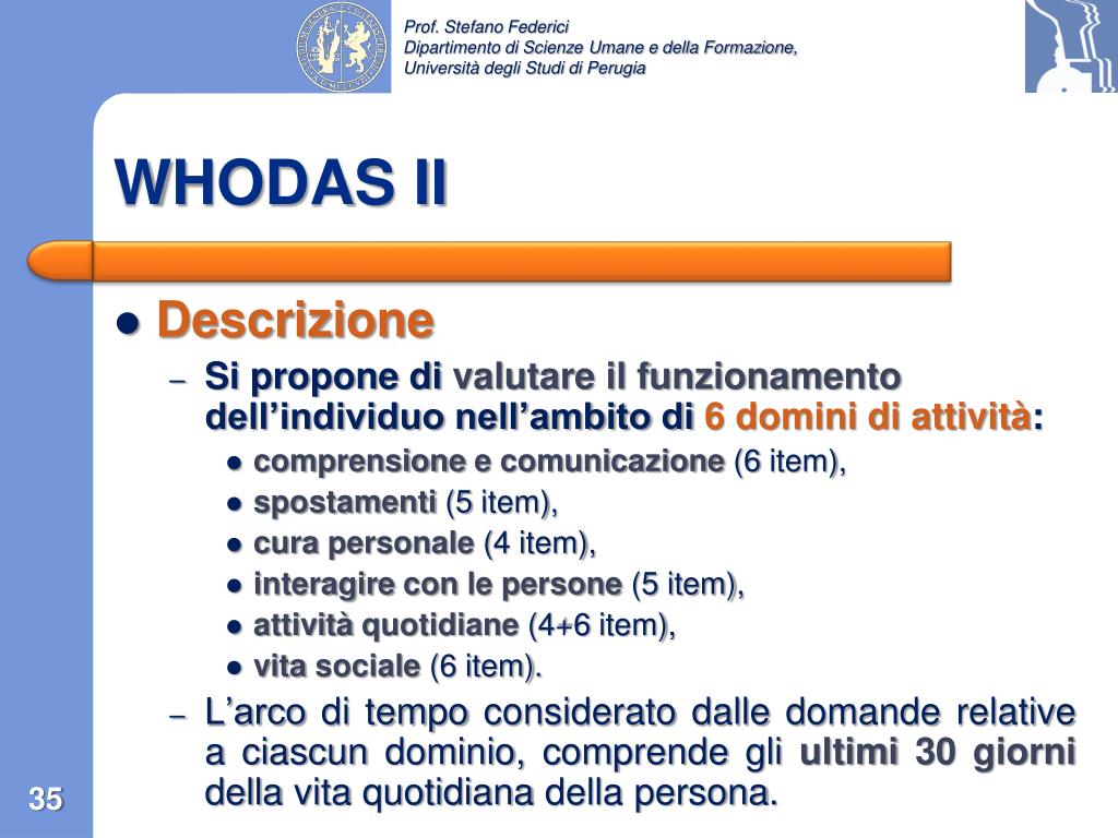 PPT - Psicologia del funzionamento e della disabilità PowerPoint ...