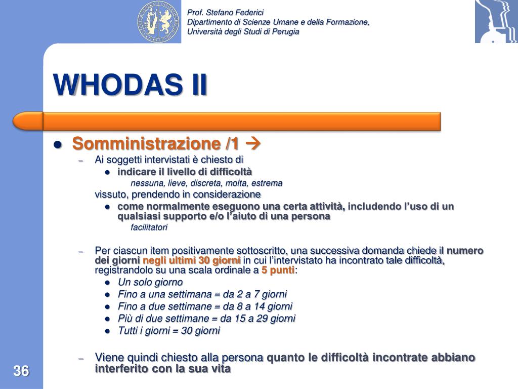 PPT - Psicologia del funzionamento e della disabilità PowerPoint ...