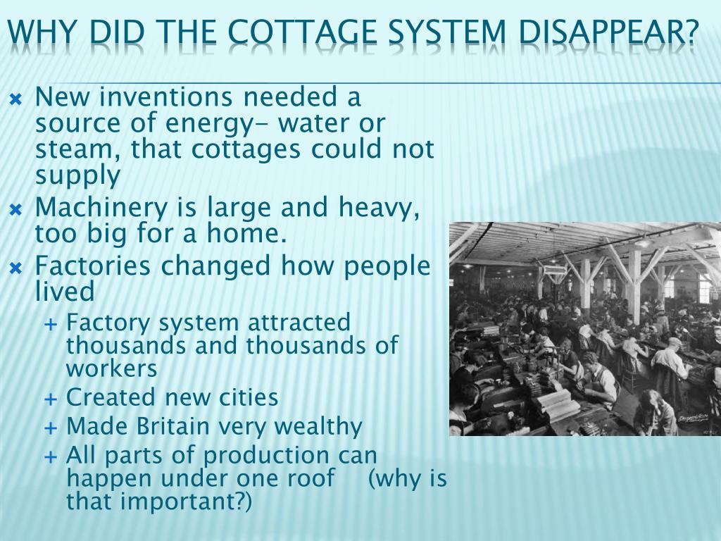 Ppt Cottage Industry To Factory Age Powerpoint Presentation