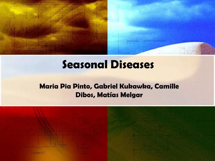 PPT Seasonal Diseases PowerPoint Presentation, free download ID2844950