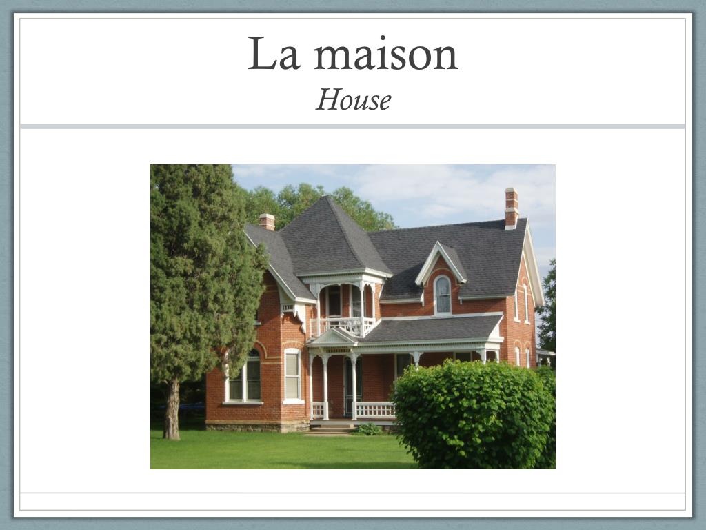 PPT - Les Pièces de la Maison Rooms of the House PowerPoint ...