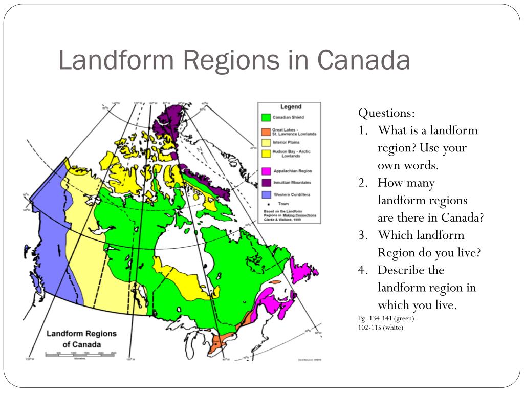 Ppt Canada S Landforms Powerpoint Presentation Free