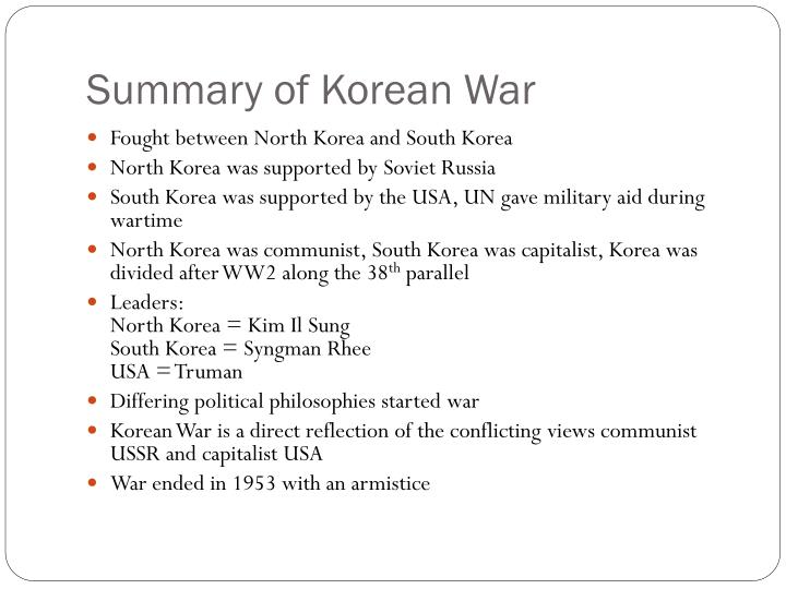 essay topics on the korean war