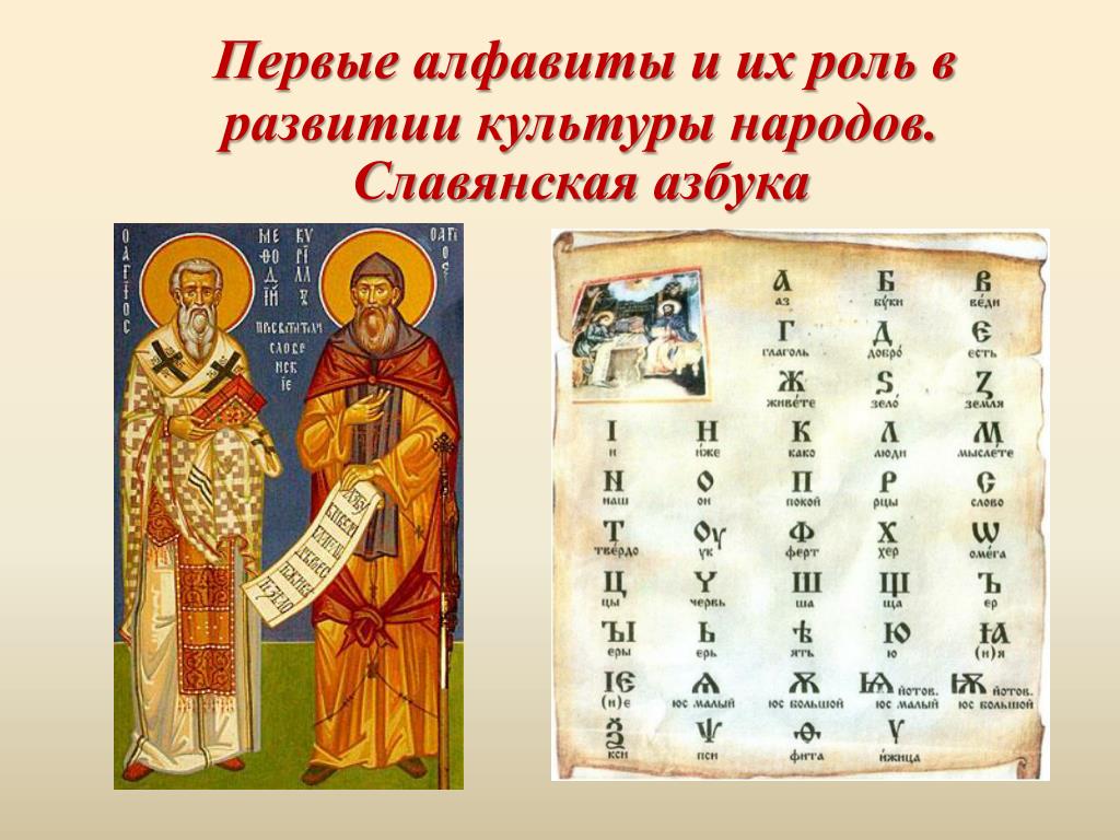 Где был создан первый алфавит. Славянский алфавит. Старославянская Азбука. Первая Славянская Азбука. Славянский.