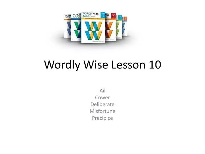 PPT - Wordly Wise Lesson 10 PowerPoint Presentation, free download - ID