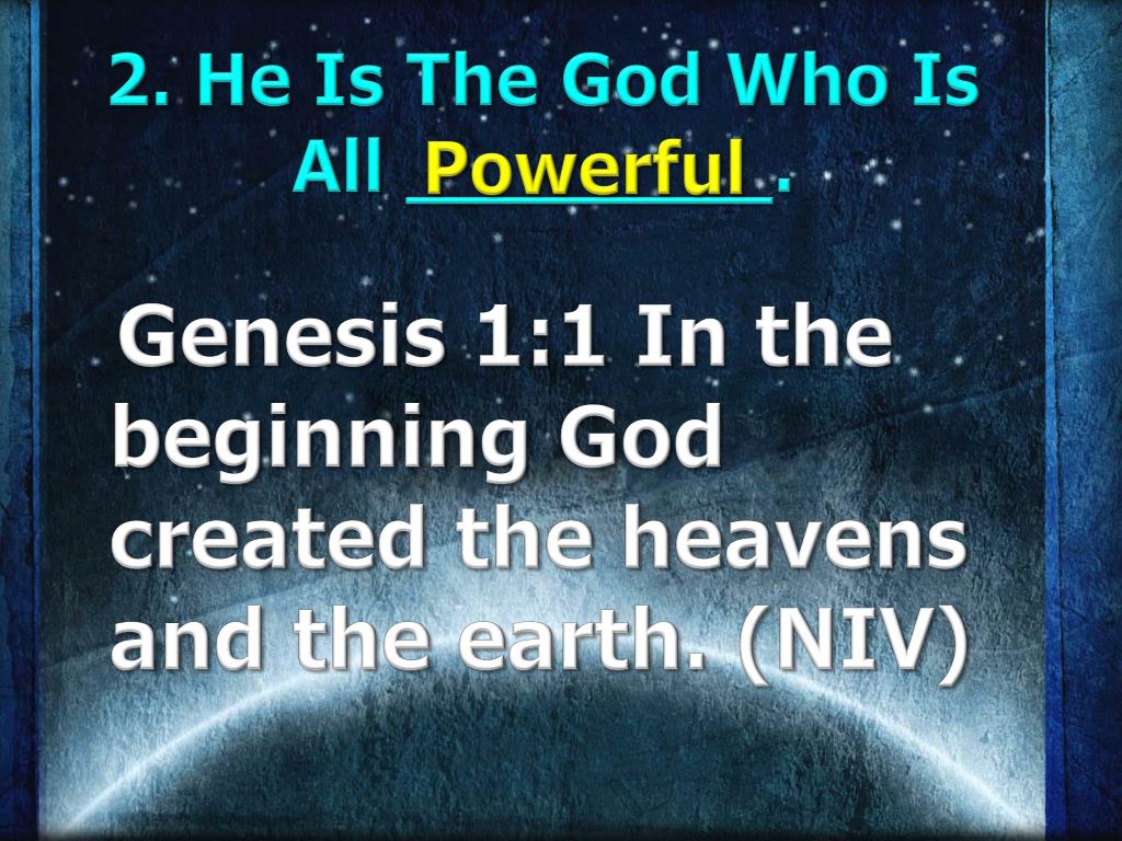 PPT - Elohim : God The Creator PowerPoint Presentation, free download ...