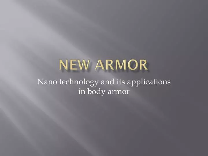 new armor n.