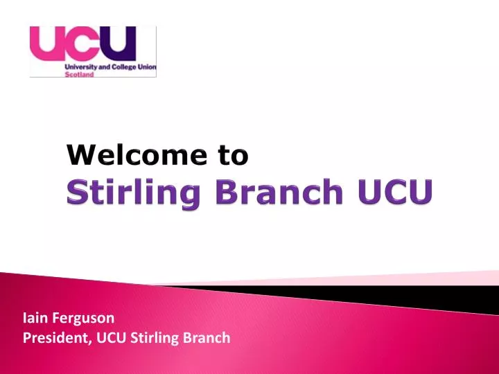 welcome to stirling branch ucu n.