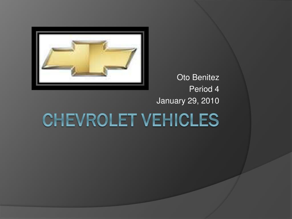 PPT - Chevrolet Vehicles PowerPoint Presentation, free download