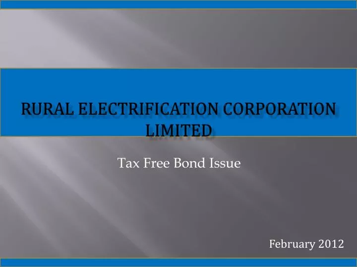 ppt-rural-electrification-corporation-limited-powerpoint-presentation