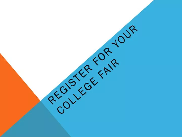 register for your college fair n.