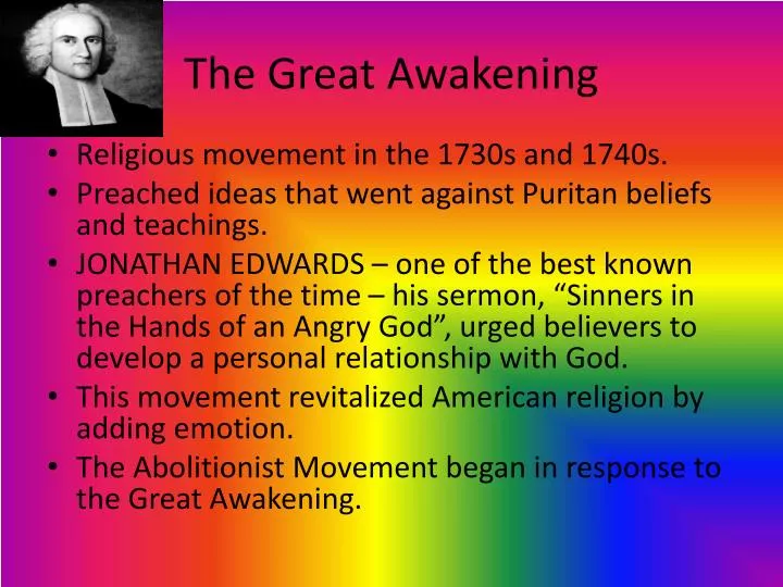 PPT - The Great Awakening PowerPoint Presentation, free download - ID ...