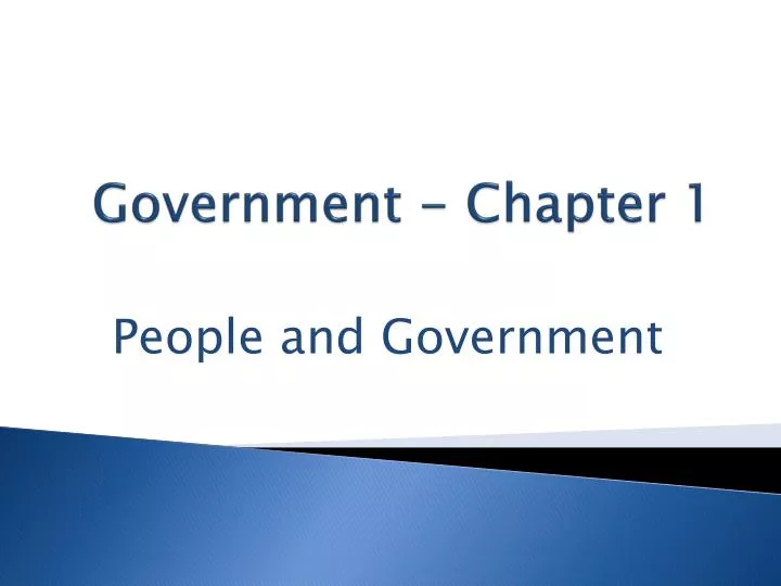 government chapter 1 n.