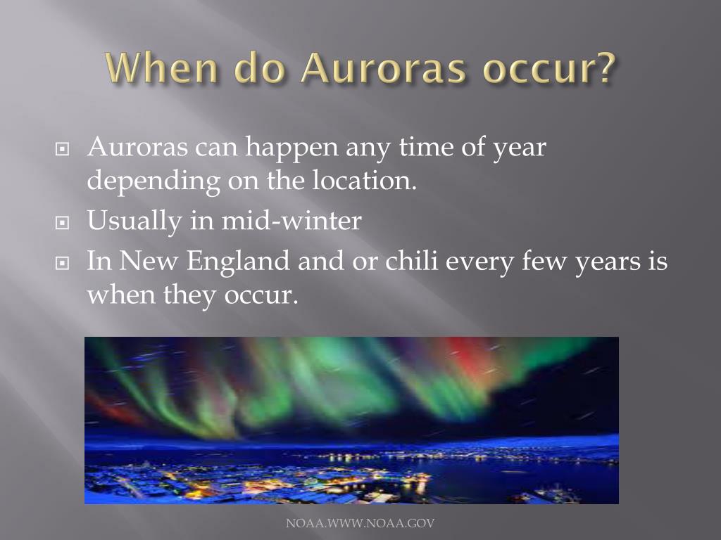 PPT Aurora borealis Rainbows of the night PowerPoint Presentation