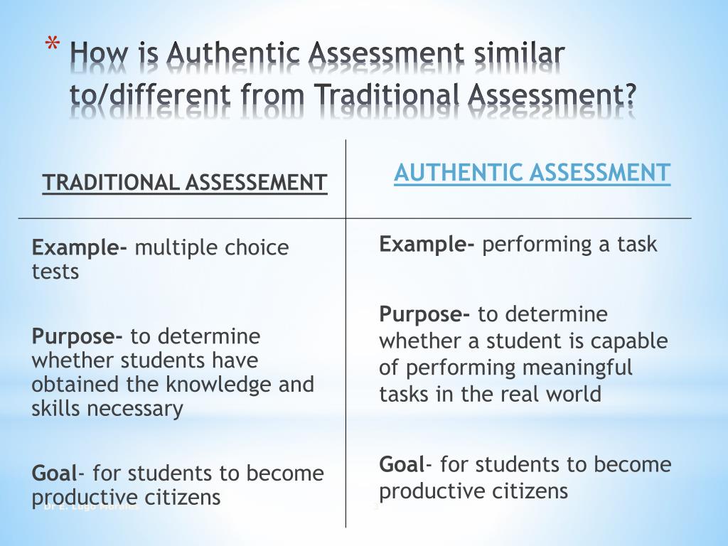 authentic tasks in education